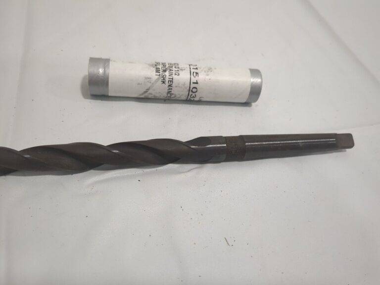 Taper Shank Drill Bit: 1/2" Dia, 1MT, 118 ° Pt HSS 01510320