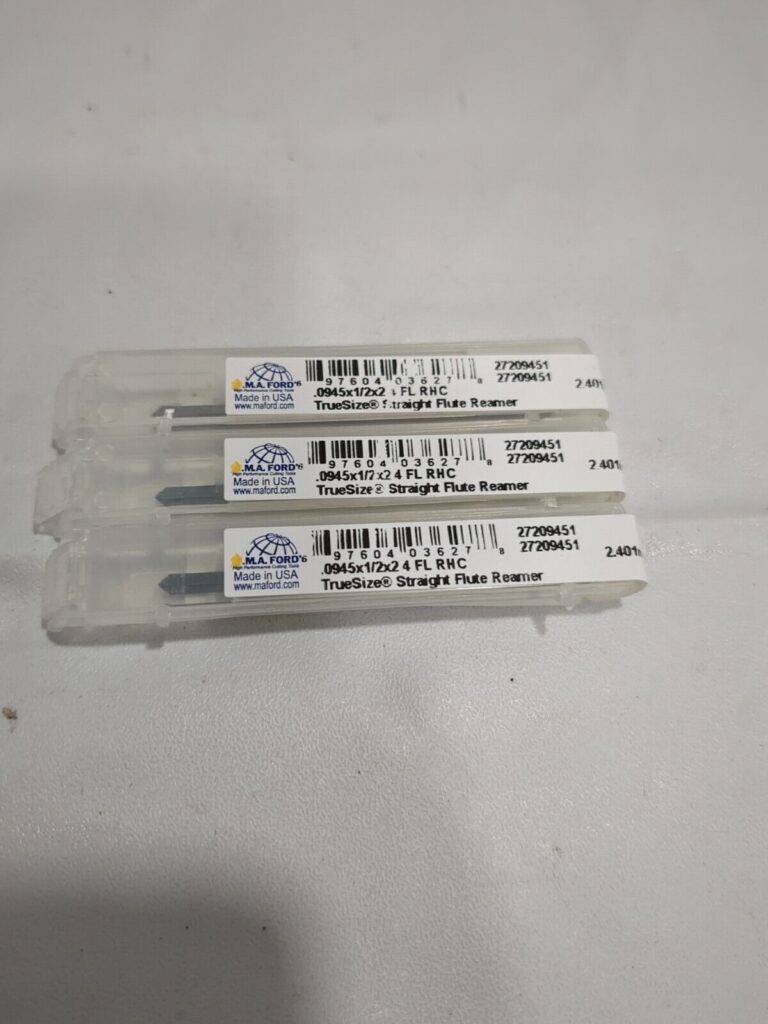 M.A. FORD Chucking Reamer 3pc 0.0945" Dia StraightCylindrical Shank carbide