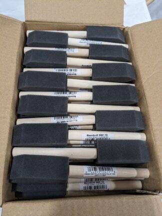 Premier Paint Brush: 1" Wide, Foam, Synthetic Bristle Qty 48 HDF-10