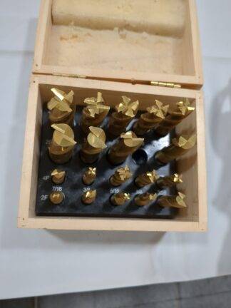 19pc End Mill Set High Speed Steel End Shape: Square 320-0000
