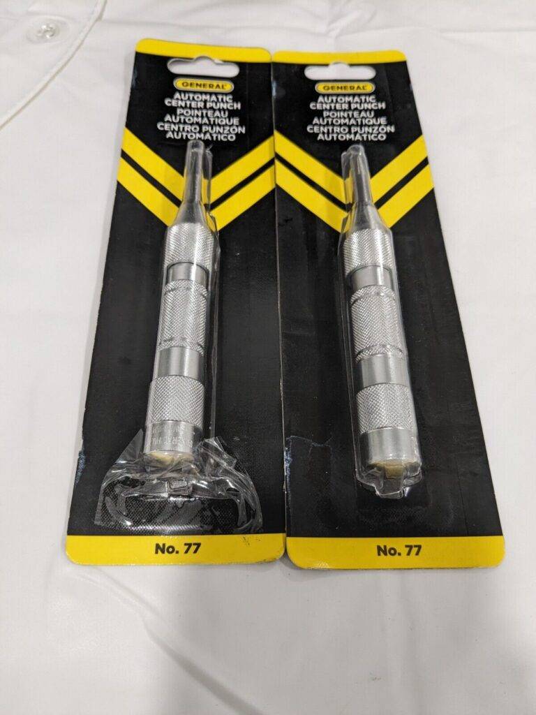 GENERAL Automatic Center Punch: 5/8", 5" OAL Qty 2 Model No. 77