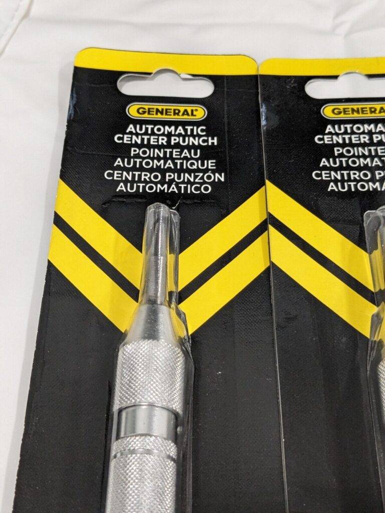GENERAL Automatic Center Punch: 5/8", 5" OAL Qty 2 Model No. 77
