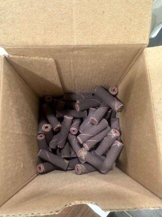 NORTON Straight Cartridge Roll: 3/8" Dia, 80 Grit, Aluminum Oxide 66261132189