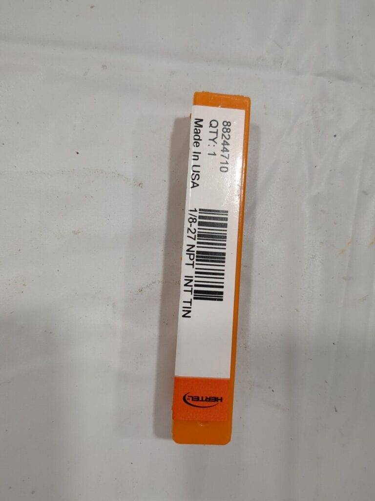 HERTEL 1/8-27 NPT 5 Fl TiN Coated HSS Interrupted Thread Pipe Tap R127097T-S