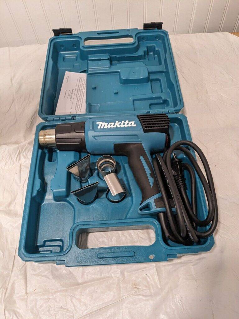MAKITA Heat Gun: 122 to 1202 °F, 10 & 17.6 CFM HG6530VK USED