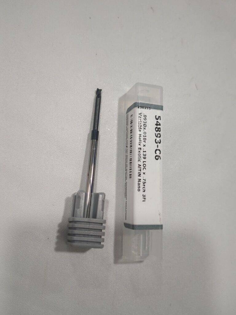 HARVEY TOOL Corner Radius End Mill 0.0930"Dia 3 Fl Solid Carbide 54893-C6