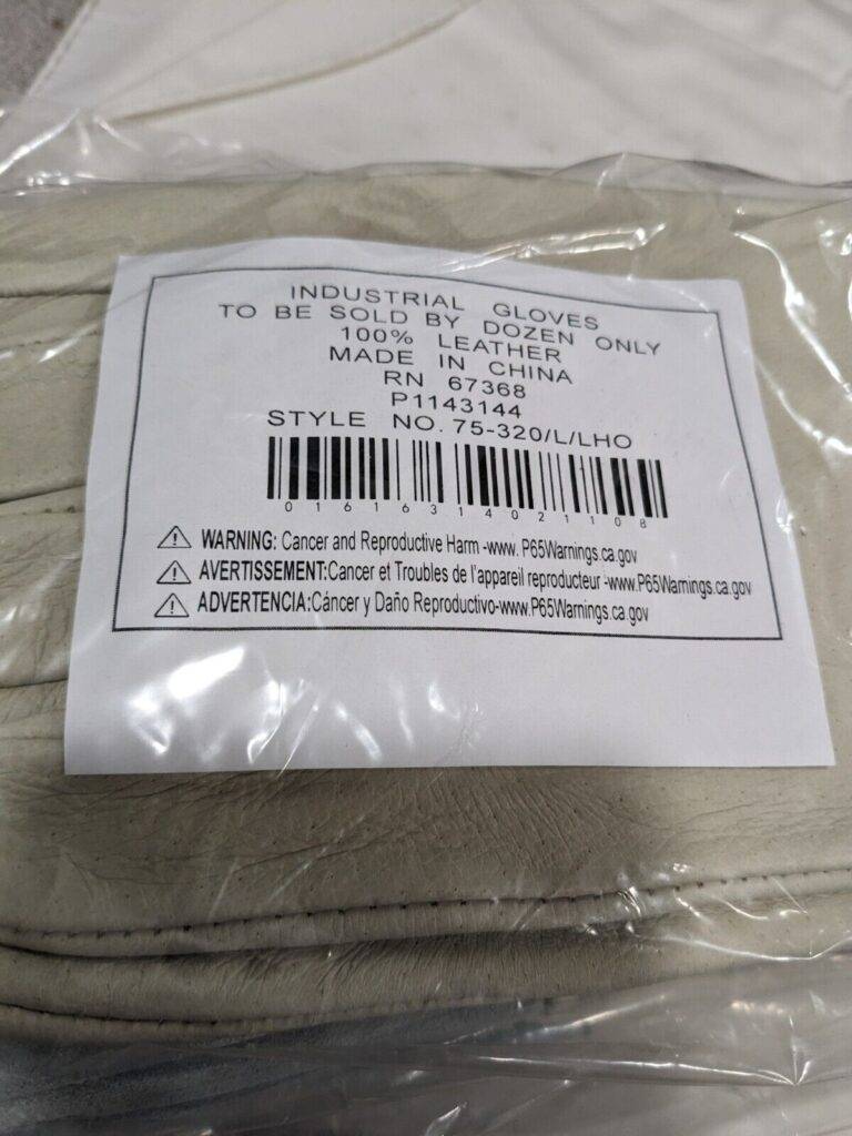 PRO-SAFE Welding Gloves Sz Large, Leather, Left Hand Only Qty 12 75-320/L/LHO