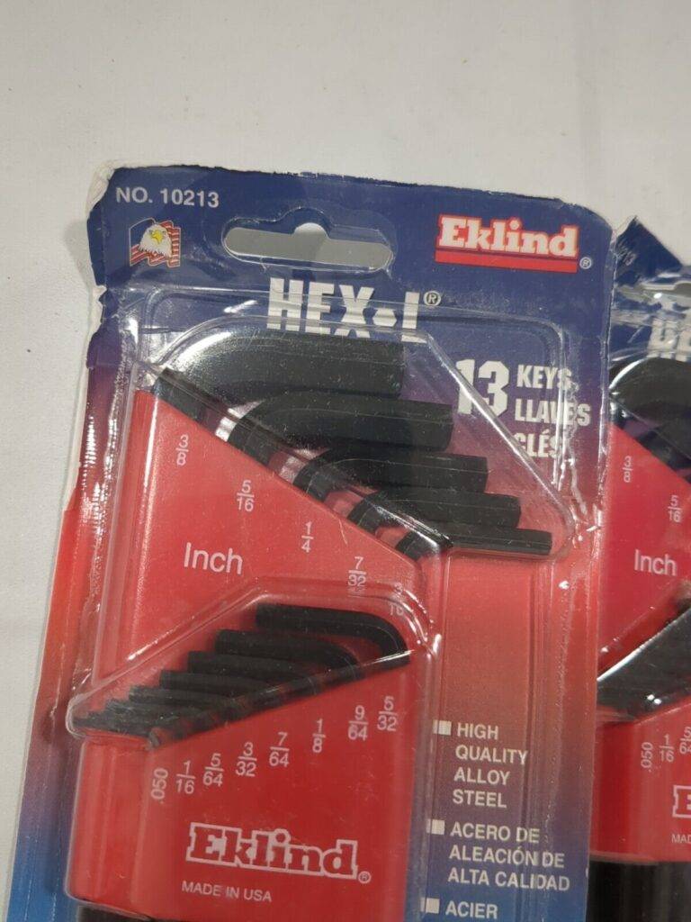 EKLIND 2pk of 13 Piece L-Key Hex Key Sets 10213
