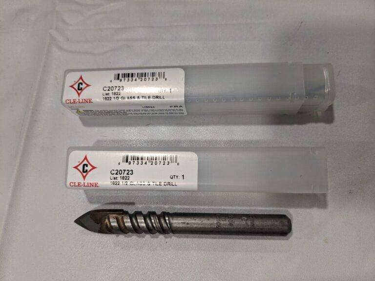CLE-LINE 2pk 1/2" Straight Shank Carbide Tipped Drill Bit C20723