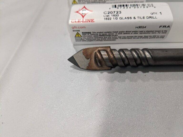 CLE-LINE 2pk 1/2" Straight Shank Carbide Tipped Drill Bit C20723