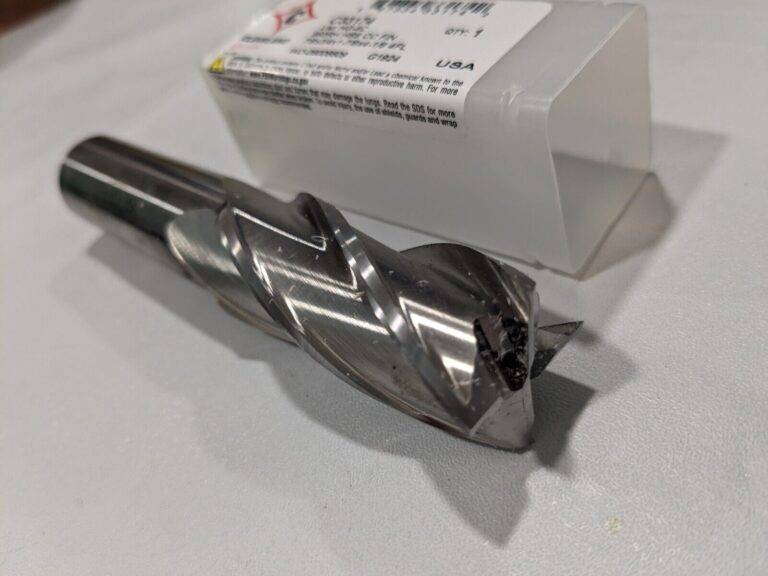CLEVELAND Square End Mill: 7/8" Dia 4 Fl HSS C33174