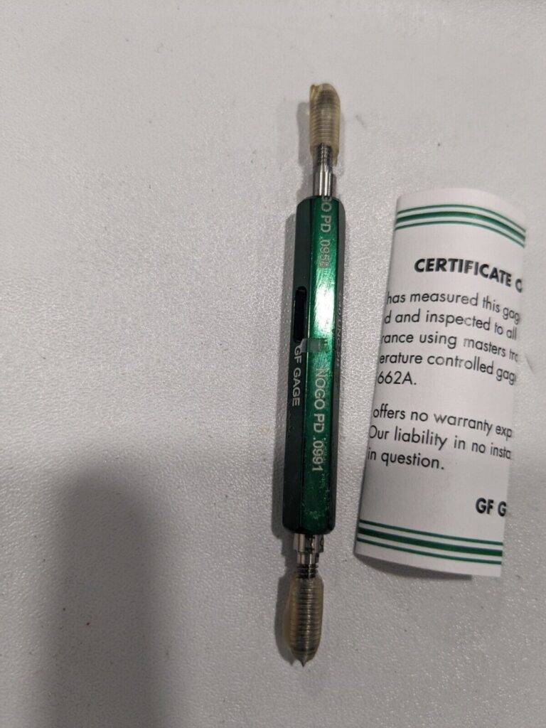 GF GAGE Plug Thread Gage #4-40 Thread, 2B Class Double End Go&NoGo W0112402BS