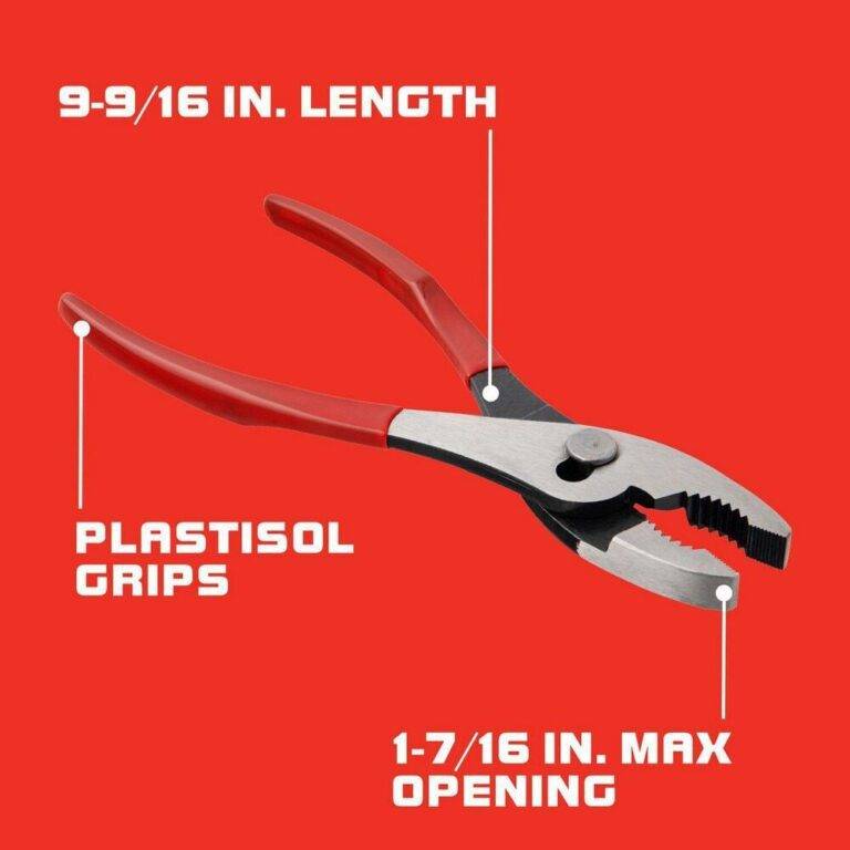 PROTO Combination Slip Joint Pliers 9-9/16" OAL, 2-3/8" Jaw Length Qty 2 J280G