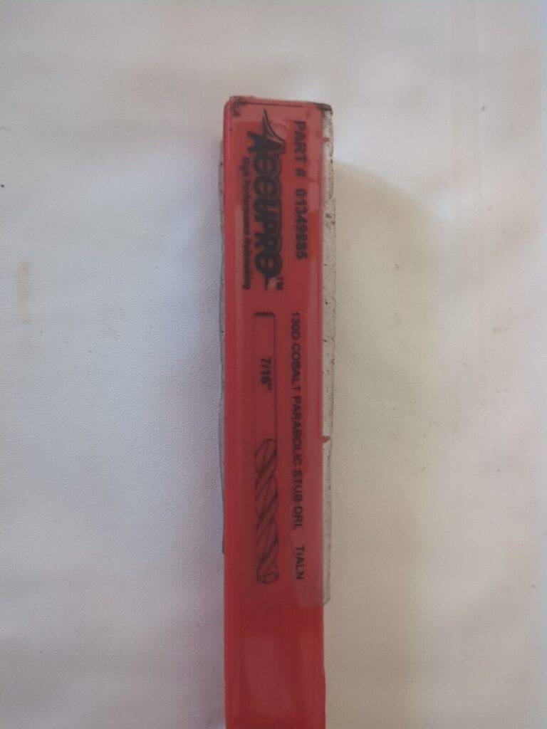 Accupro Screw Machine Length Drill Bit: 7/16" (0.4375) Dia, 130 deg, Cobalt16311
