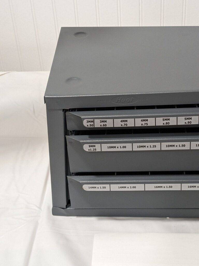 HUOT 3 Drawer, M3x0.50 to M18x2.50 Tap Storage 13575