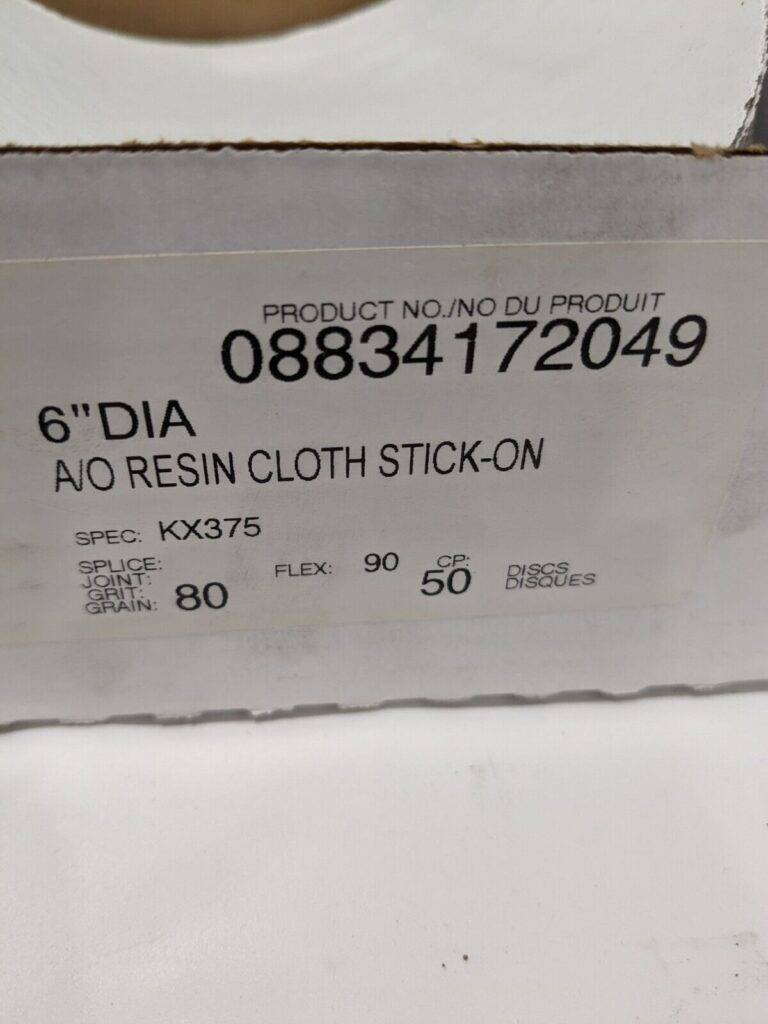 Merit 6″ Dia PSA Disc: 80 Grit, Aluminum Oxide Qty 50 08834172049