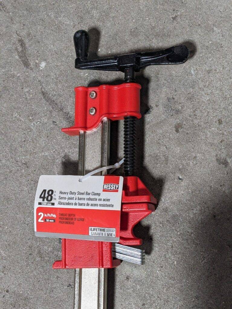 Bessey 48" Heavy Duty Steel I-Beam Bar Clamp IBEAM48