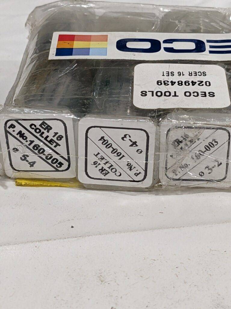 SECO Collet Set: 10 Pc, Series ER16 Increments of 0.0394" 02498439