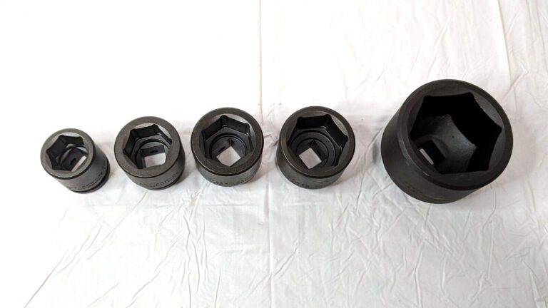 PROTO 5 Piece Socket Set J73104 INCOMPLETE