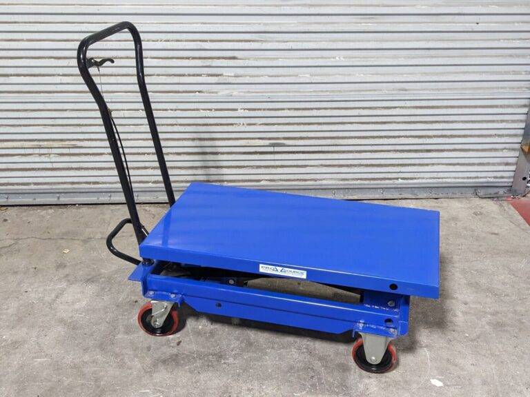 Pro Source Hydraulic Scissor Lift Cart 2000 lb Cap. 40" x 20" Platform AS90