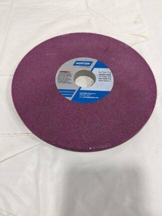 NORTON Surface Grinding Wheel: 8″ Dia, 1/2″ Thick, 1-1/4″ Hole, 46G