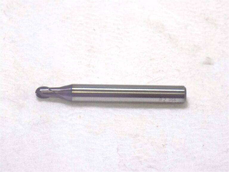 OSG High Precision Ball End Mill 3.85mm Neck Dia 2Fl TiAN 6mm Shank Dia 3040640