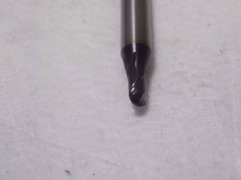 OSG High Precision Ball End Mill 3.85mm Neck Dia 2Fl TiAN 6mm Shank Dia 3040640