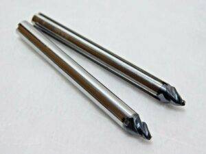 PROMAX Premium Carbide Tapered End Mills .065 x 6mm x 2.5" x 45D Qty 2 SPL1616