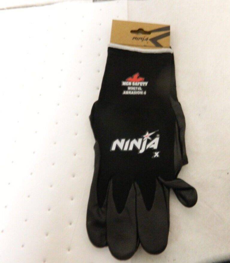 MCR Safety Nitrile Coated Nylon General Protection Work Gloves Size 9 L Qty 10