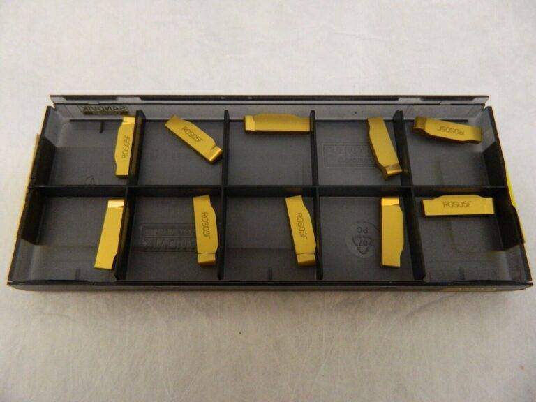 SANDVIK COROMANT Profiling Insert: N123F1 S205, Solid Carbide Qty10 8003646