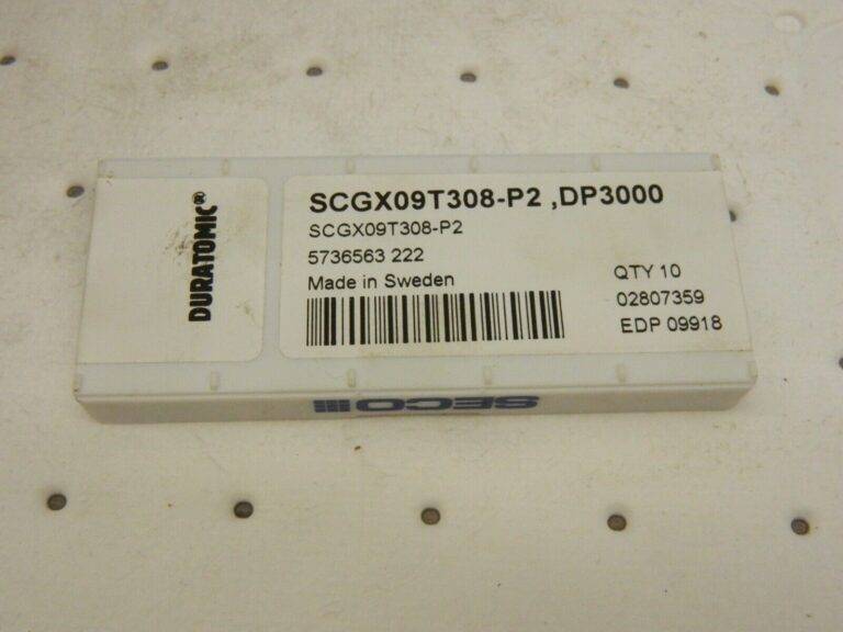 SECO Indexable Drill Inserts:qty 10 SCGX09P2 DP3000, Carbide 02807359