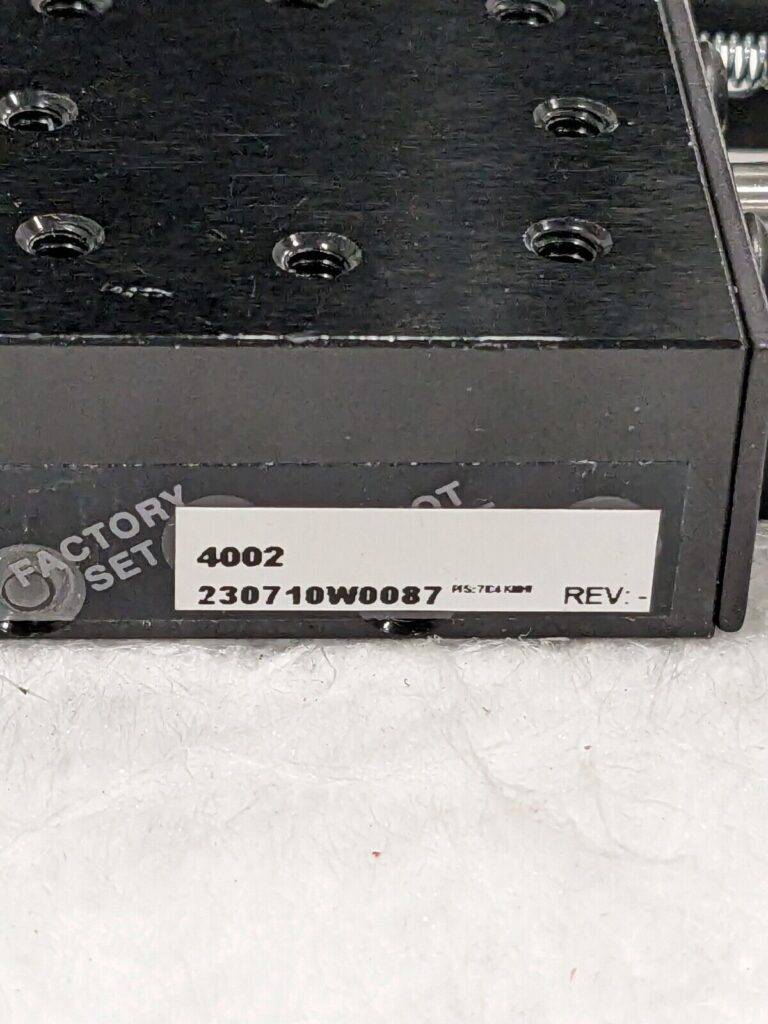 Parker Mini Ball Bearing Linear Stage Micrometer Positioner 1/2" Travel 4002