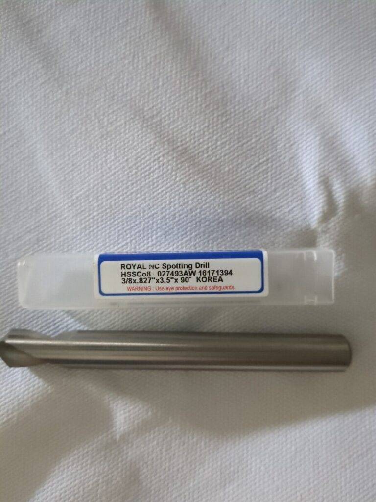 royal nc spotting drill hssco8 02749aw 16171394