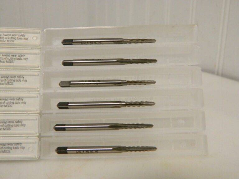 Widia GTD HSS Straight Flute Standard Hand Tap 1/4-20 UNC H3 4-FL Qty 6 3139335