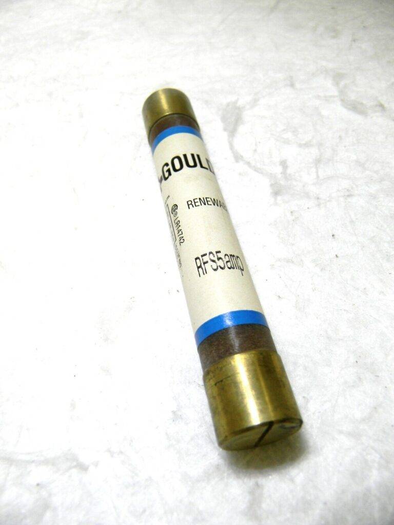 Ferraz Shamut Fast Acting Renewable Fuse 600V 5A ClassH13/16" x 5" Lot of 6 RFS5