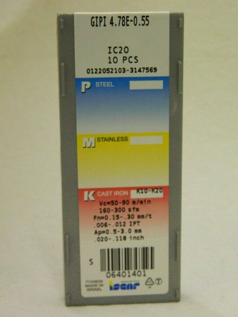 Iscacr Cut Grip Inserts 10 Pack GIP4.78E-0.55 IC-20 6401401