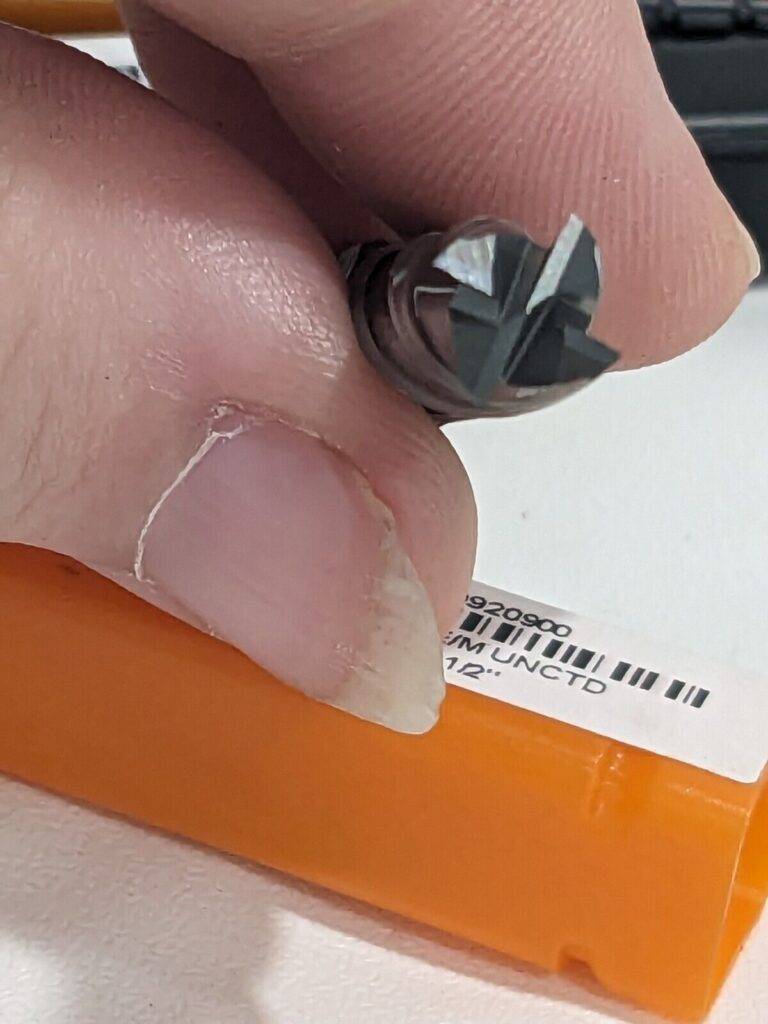 HERTEL Square End Mills 3pk 9/32" Dia, 1" LOC,4 Fl Solid Carbide 750687