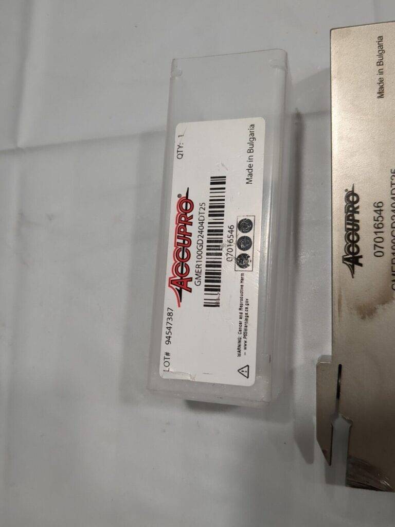 ACCUPRO Indexable Grooving Toolholder: GMER100GD2404DT25, 07016546