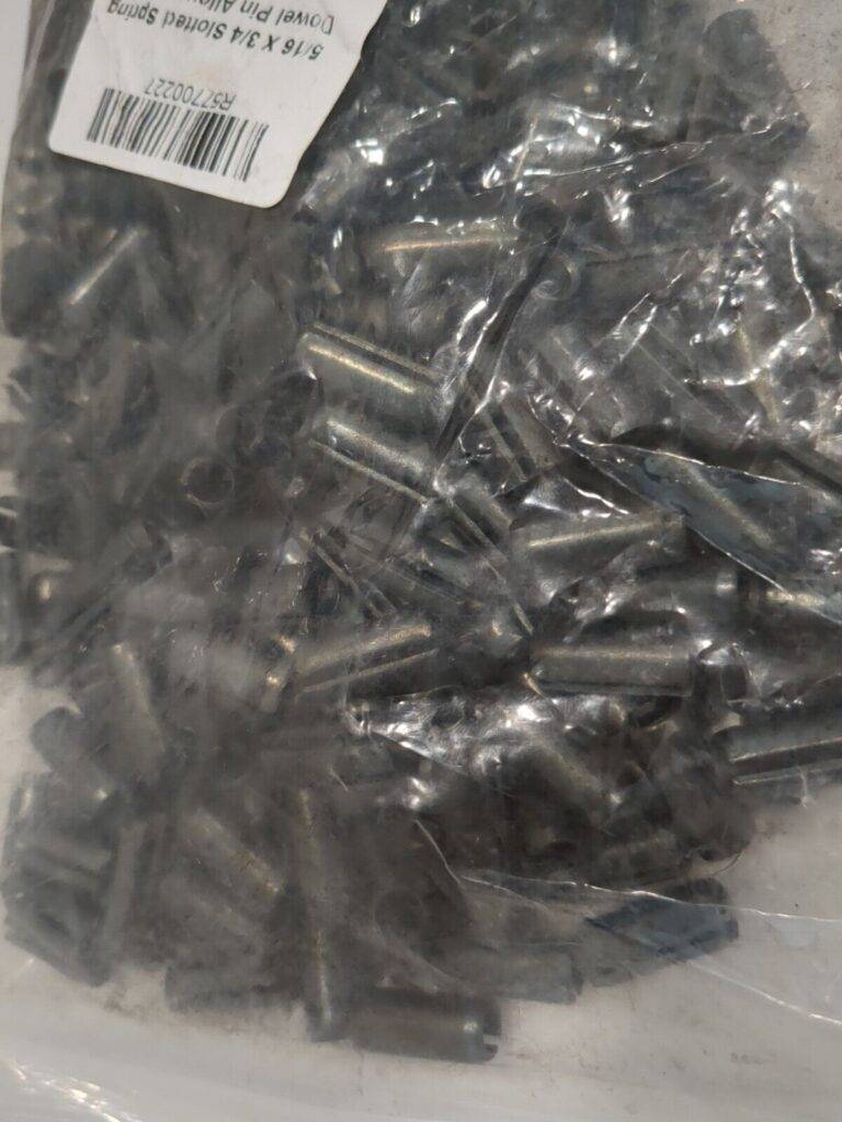 Slotted Spring Pin 250pc: 0.1875" Dia 1070-1090 Alloy Steel R57700227