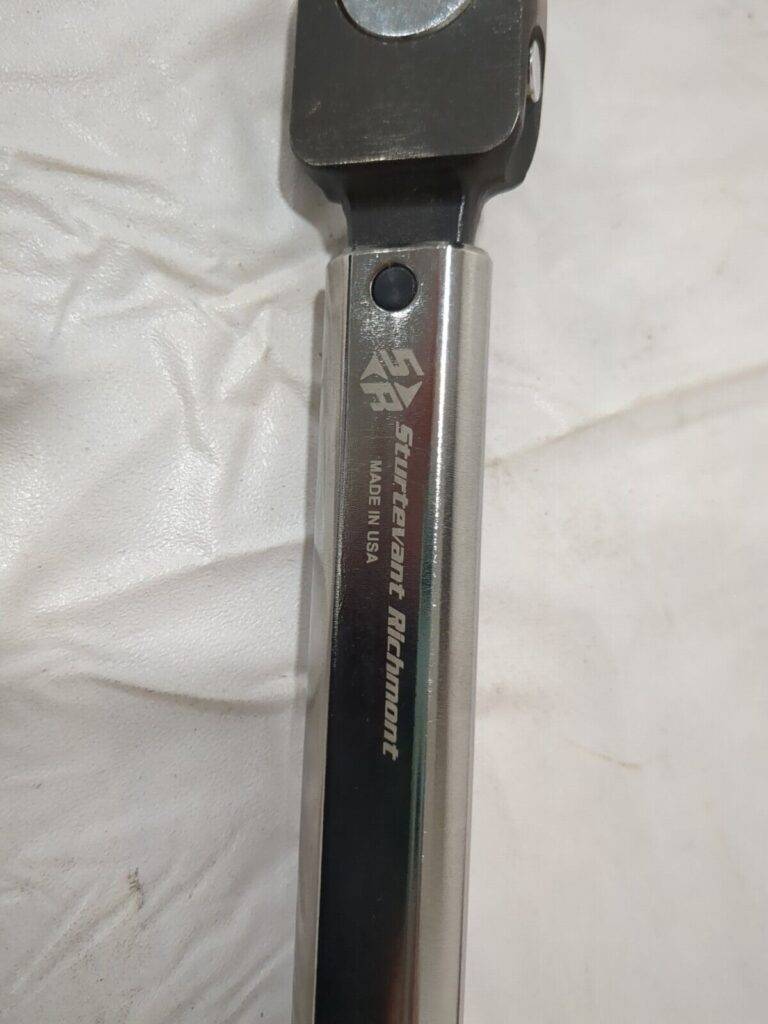 STURTEVANT RICHMONT Torque Wrench: 0.38" Square Drive, Inch Pound & NewtonMeter