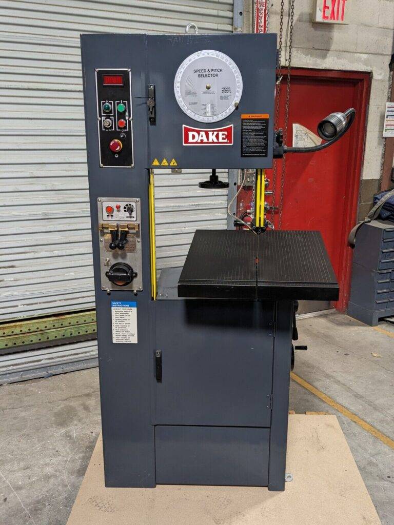 Dake Industrial Vertical Bandsaw 15-1/2" Throat 2 HP 230v 987030 Parts / Repair