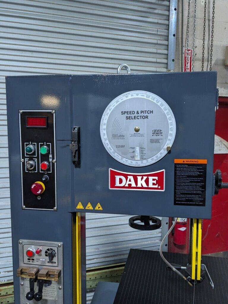 Dake Industrial Vertical Bandsaw 15-1/2" Throat 2 HP 230v 987030 Parts / Repair