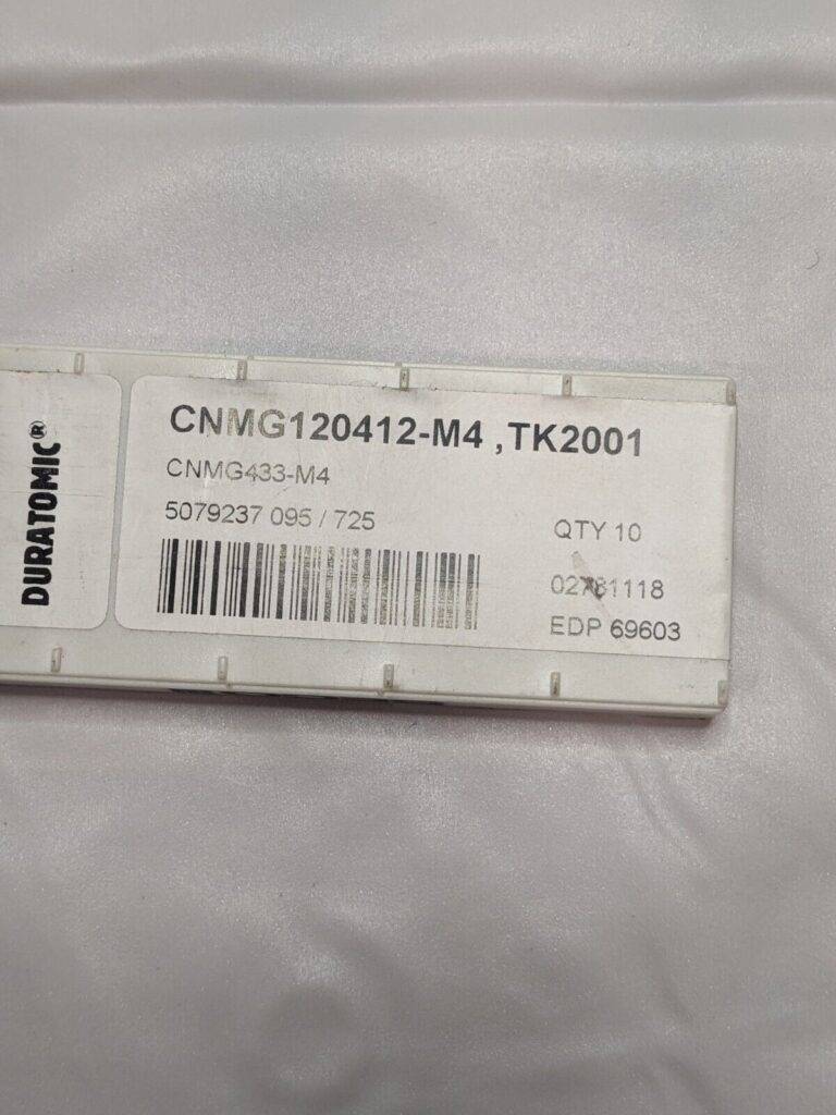 Seco Turning Insert: CNMG433-M4 TK2001, Solid Carbide Qty 10 69603