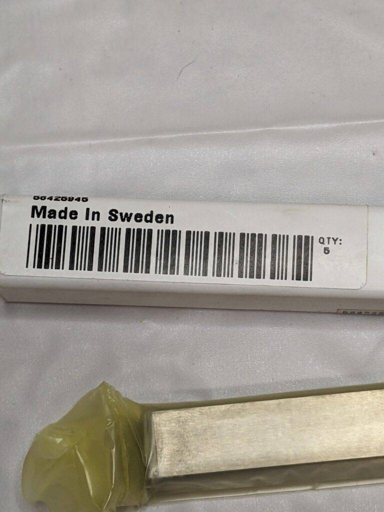 Seco Cutoff Blade 0.098" Wide x 1/2" High x 4-3/8" Long Qty 5 63003026
