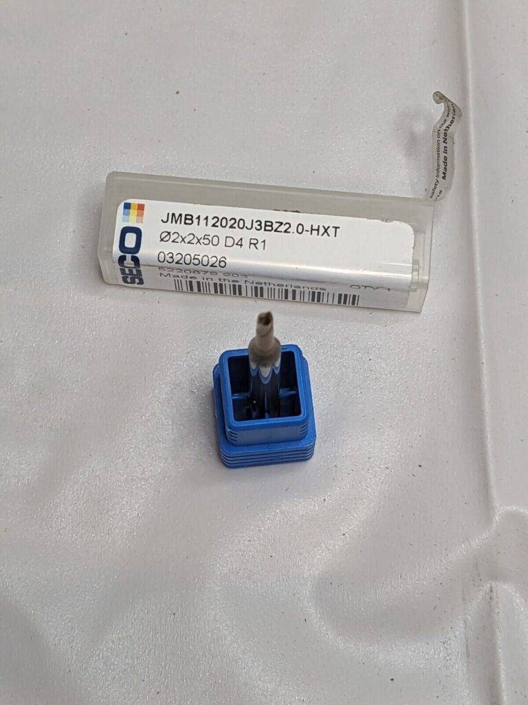 SECO Ball End Mill: 0.0787″ Dia, 2 Flute, Solid Carbide 03205026
