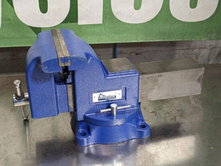 Gibraltar Bench Vise w/ Swivel Base 8" Jaw Width 8" Opening Capacity