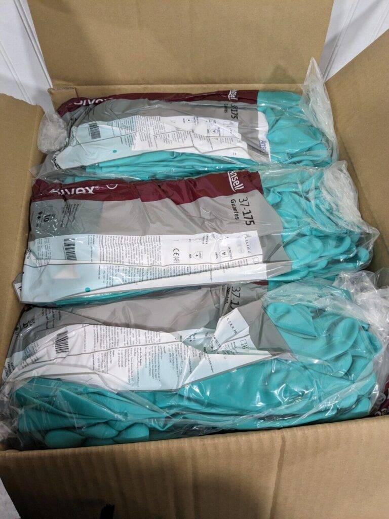 ANSELL Chemical Resistant Gloves: 37-175, 17.00 mil Sz XL Qty 144 117276