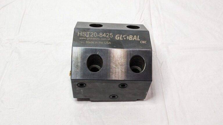 Global CNC HAAS 1" ID Static Tool Block External Coolant HST20-8425