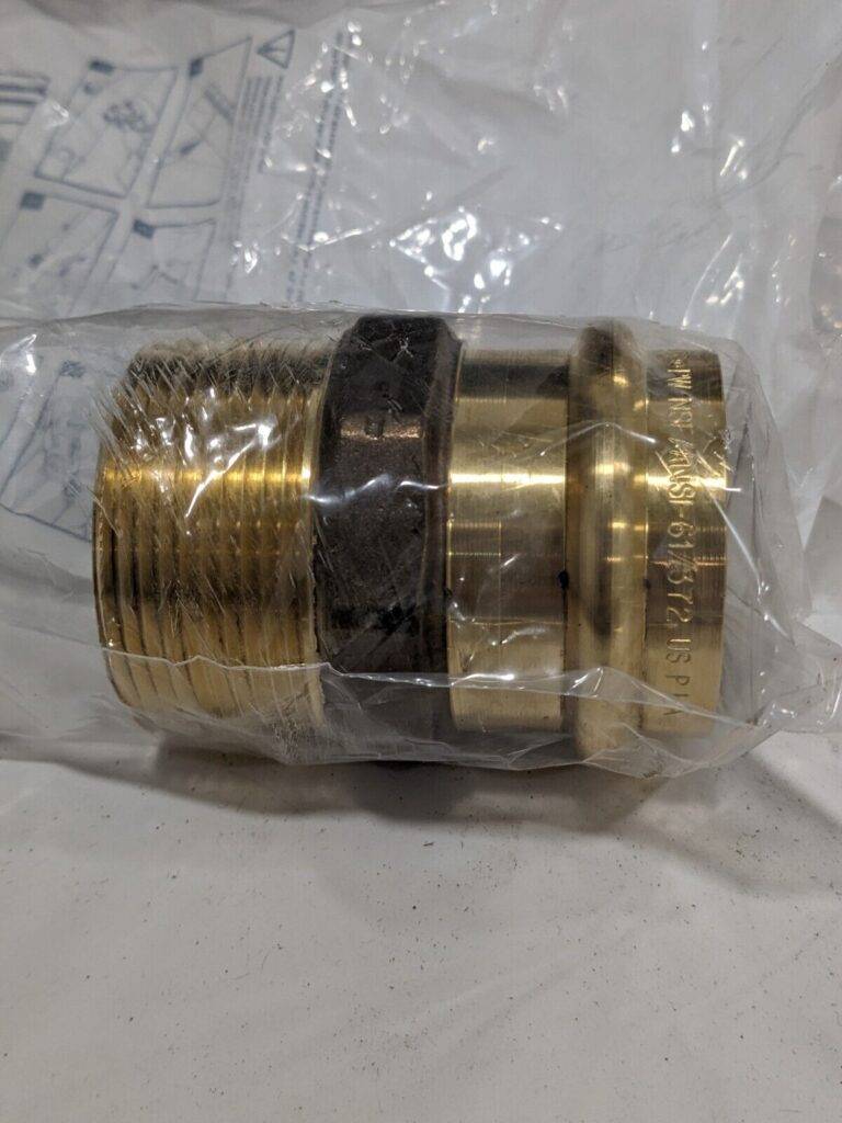 PROFLO 1-1/2 in. Copper Press x MPT Brass Adapter Qty 2 PFXPPMAJ