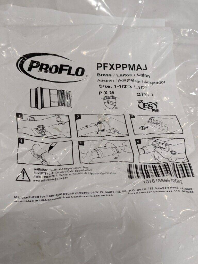 PROFLO 1-1/2 in. Copper Press x MPT Brass Adapter Qty 2 PFXPPMAJ